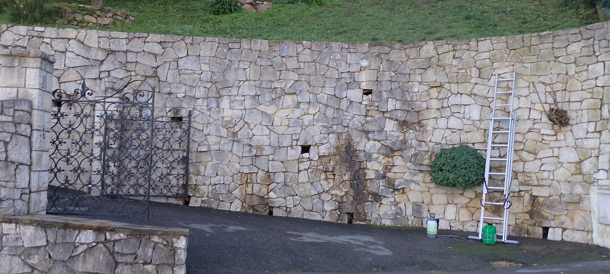 Nettoyage toiture Fontainebleau - Avant